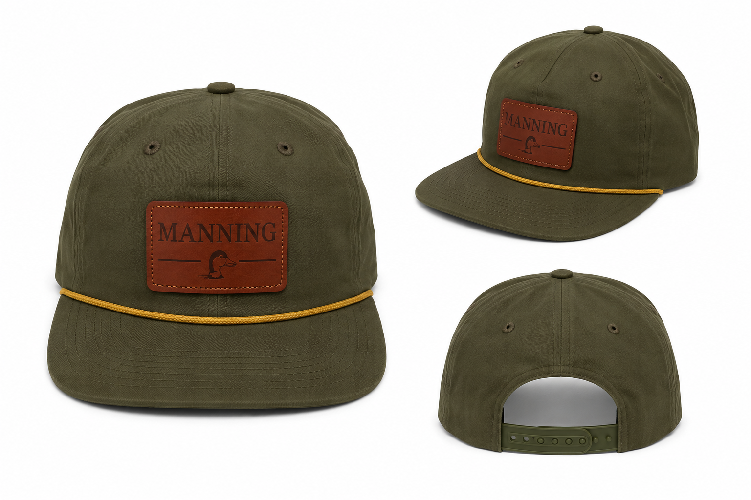 Manning Rope Cap - Loden/Gold